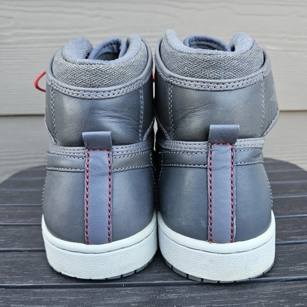 AIR JORDAN AJ1 KO GRAPHITE PREMIUM LEATHER SZ 10.5 DS 100% AUTHENTIC 503539 001